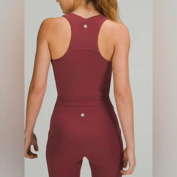 NWOT Lululemon Invigorate Training Tank Top Mulled Wine - Picture 3 of 8